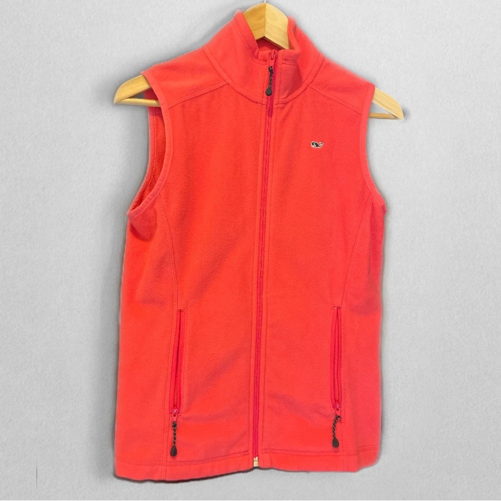 Vineyard Vines Pink Fleece Vest